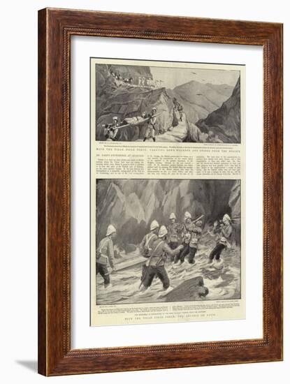 With the Tirah Field Force, the Advance on Datoi-Charles Joseph Staniland-Framed Giclee Print