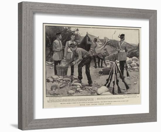 With the Tochi Field Force-Ernest Prater-Framed Giclee Print