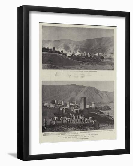 With the Tochi Valley Field Force-null-Framed Giclee Print