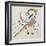 With the Triangle (W/C and Gouache)-Wassily Kandinsky-Framed Giclee Print