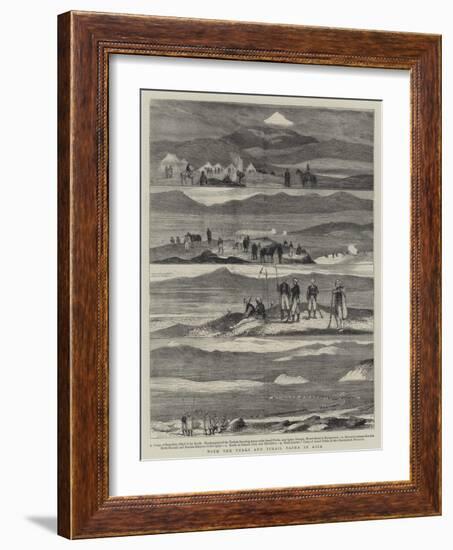 With the Turks and Ismail Pasha in Asia-null-Framed Giclee Print