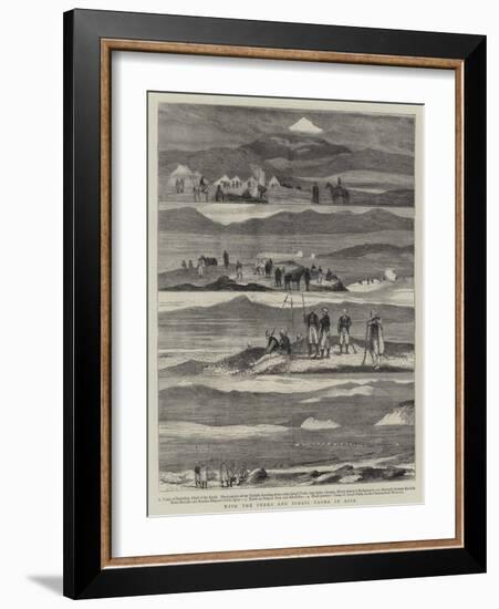 With the Turks and Ismail Pasha in Asia-null-Framed Giclee Print