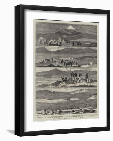 With the Turks and Ismail Pasha in Asia-null-Framed Giclee Print