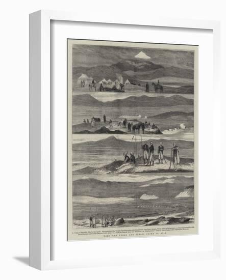 With the Turks and Ismail Pasha in Asia-null-Framed Giclee Print