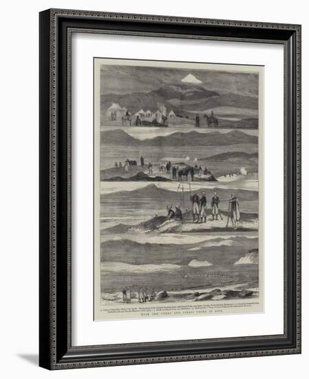 With the Turks and Ismail Pasha in Asia-null-Framed Giclee Print