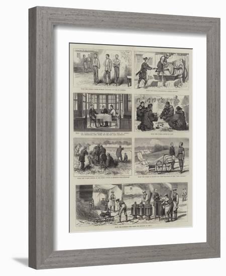 With the Turks and Russians-Alfred Chantrey Corbould-Framed Giclee Print