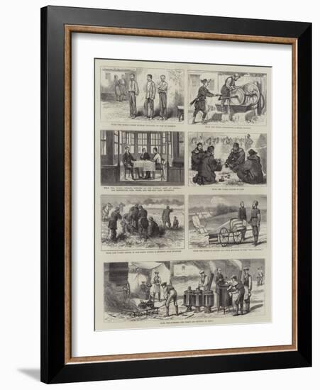 With the Turks and Russians-Alfred Chantrey Corbould-Framed Giclee Print