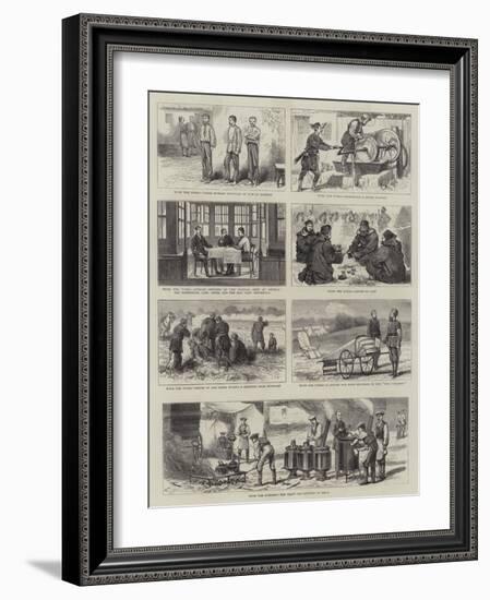 With the Turks and Russians-Alfred Chantrey Corbould-Framed Giclee Print