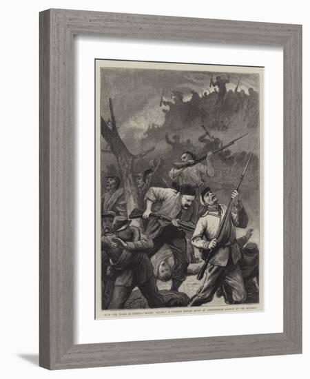 With the Turks at Shipka-John Dawson Watson-Framed Giclee Print