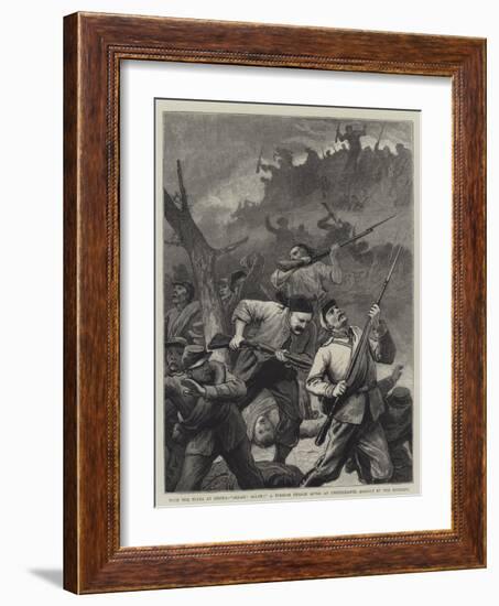 With the Turks at Shipka-John Dawson Watson-Framed Giclee Print