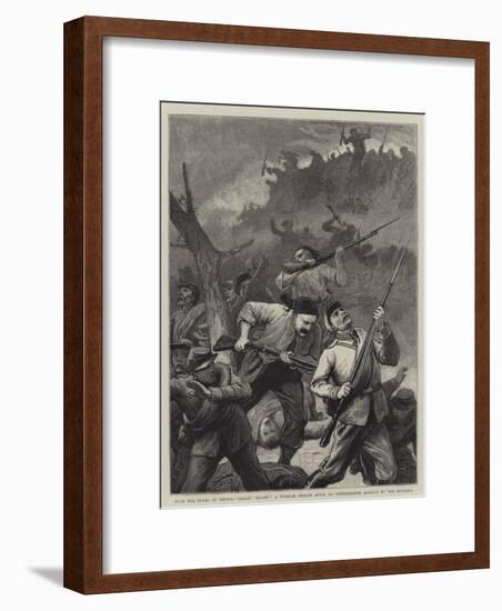 With the Turks at Shipka-John Dawson Watson-Framed Giclee Print