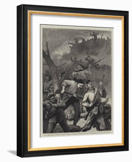 With the Turks at Shipka-John Dawson Watson-Framed Giclee Print