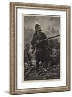 With the Turks, Bashi-Bazouks at Bay-John Dawson Watson-Framed Giclee Print