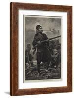 With the Turks, Bashi-Bazouks at Bay-John Dawson Watson-Framed Giclee Print