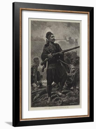 With the Turks, Bashi-Bazouks at Bay-John Dawson Watson-Framed Giclee Print