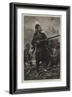With the Turks, Bashi-Bazouks at Bay-John Dawson Watson-Framed Giclee Print