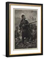 With the Turks, Bashi-Bazouks at Bay-John Dawson Watson-Framed Giclee Print