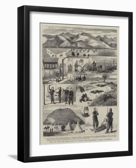 With the Turks, Our Artist's Notes of a Journey from Philippopolis to Shipka Via Kezanlik-null-Framed Giclee Print