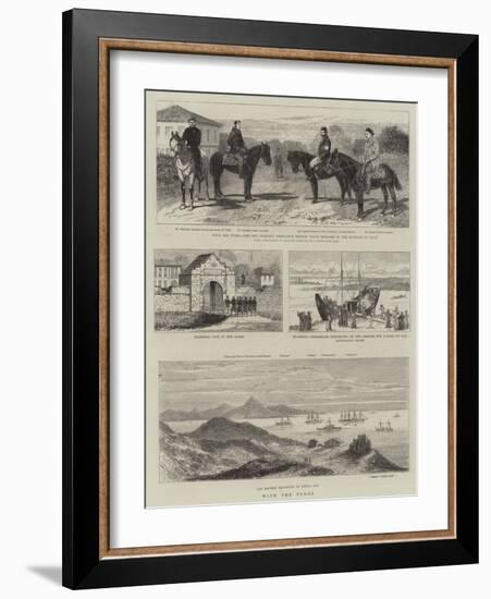 With the Turks-Alfred Chantrey Corbould-Framed Giclee Print