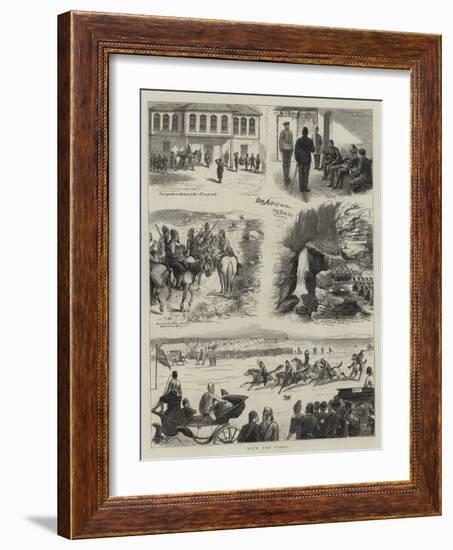 With the Turks-William Ralston-Framed Giclee Print