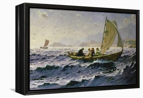 With the Wind-Hans Dahl-Framed Premier Image Canvas