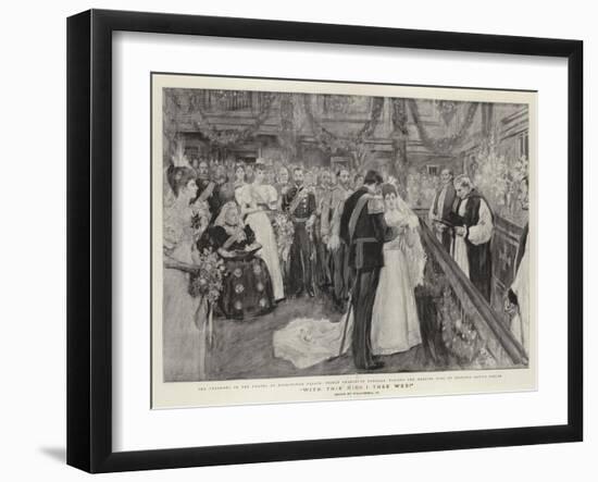 With This Ring I Thee Wed!-William Hatherell-Framed Giclee Print