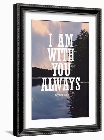 With You Always-Vintage Skies-Framed Giclee Print