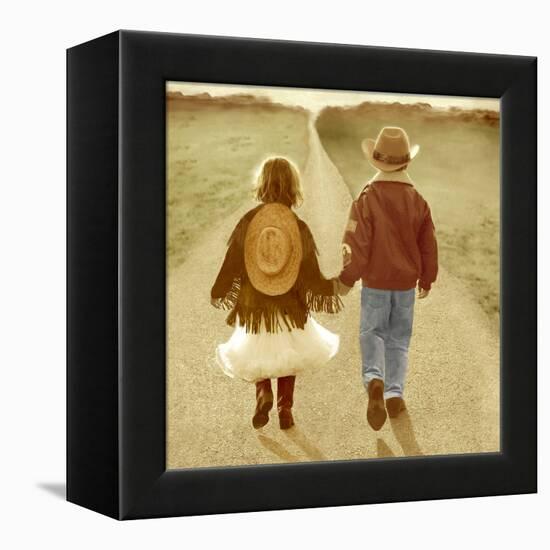 With You by My Side-Betsy Cameron-Framed Stretched Canvas