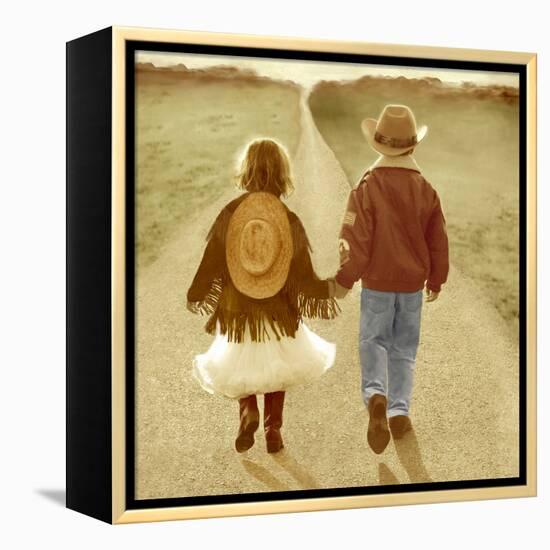 With You by My Side-Betsy Cameron-Framed Stretched Canvas