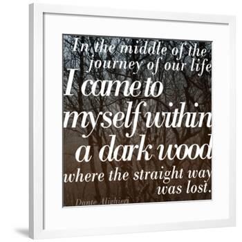 Within a Dark Wood-Keren Su-Framed Art Print
