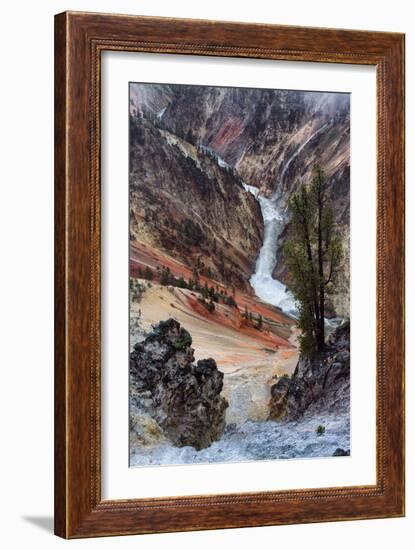 Within the Grand Canyon of the Yellowstone River Wyoming Epic Wyoming-Vincent James-Framed Photographic Print