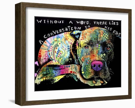 Without a Word-Dean Russo-Framed Giclee Print