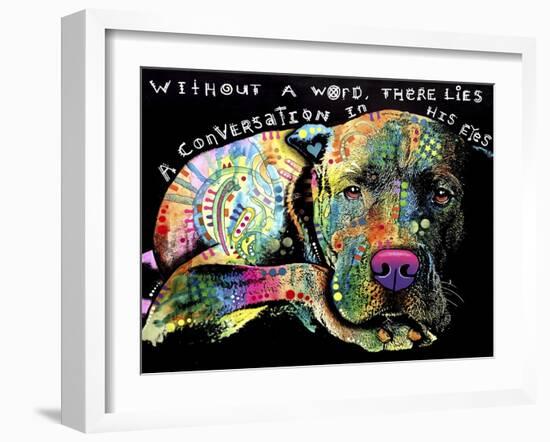 Without a Word-Dean Russo-Framed Giclee Print