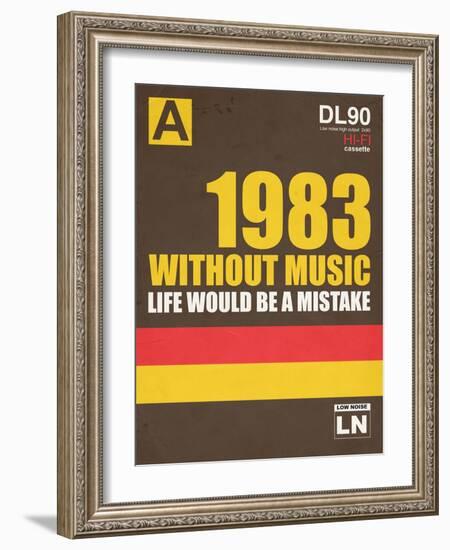 Without Music Life Would be a Mistake-NaxArt-Framed Art Print