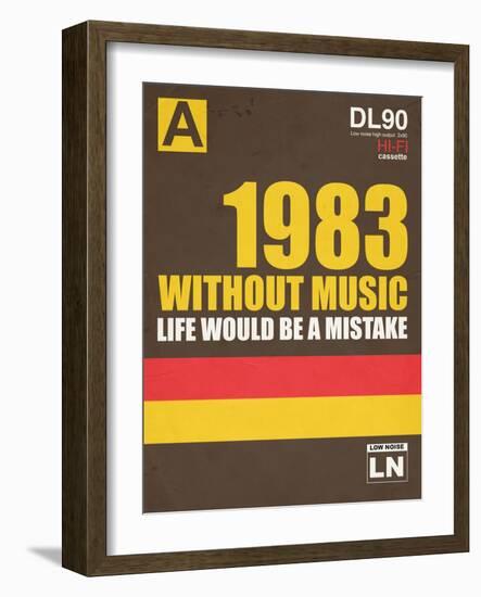 Without Music Life Would be a Mistake-NaxArt-Framed Art Print