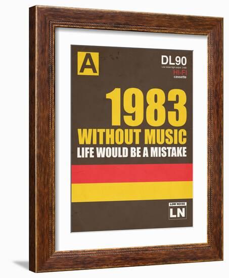 Without Music Life Would be a Mistake-NaxArt-Framed Art Print