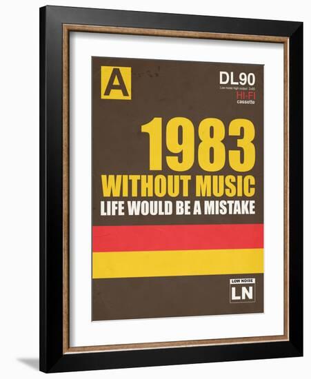 Without Music Life Would be a Mistake-NaxArt-Framed Art Print