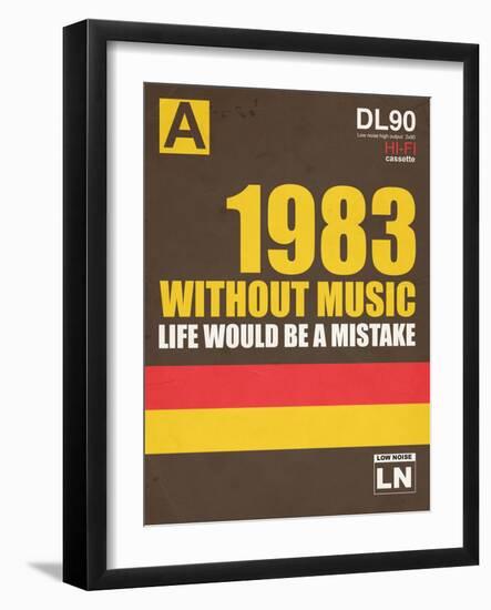 Without Music Life Would be a Mistake-NaxArt-Framed Art Print