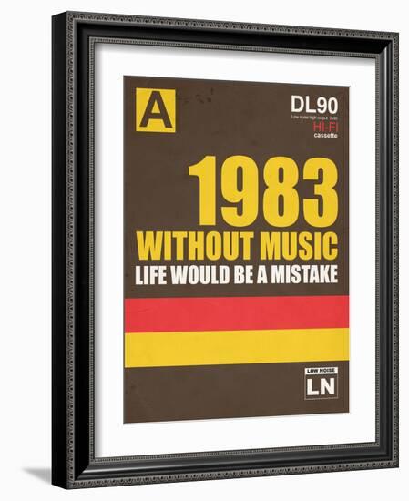 Without Music Life Would be a Mistake-NaxArt-Framed Art Print