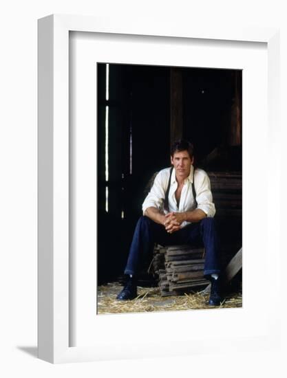 Witness by PeterWeir with Harrison Ford, 1985 (photo)-null-Framed Photo