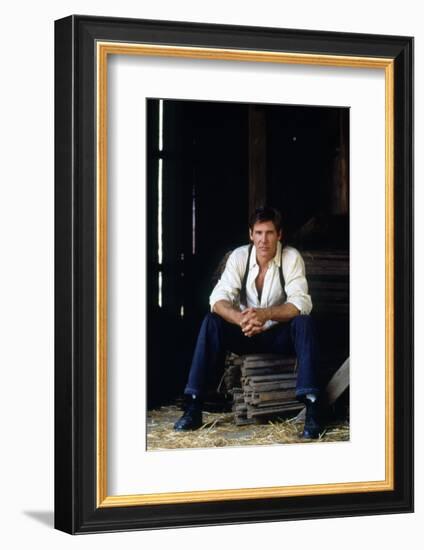 Witness by PeterWeir with Harrison Ford, 1985 (photo)-null-Framed Photo