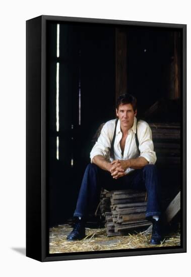 Witness by PeterWeir with Harrison Ford, 1985 (photo)-null-Framed Stretched Canvas