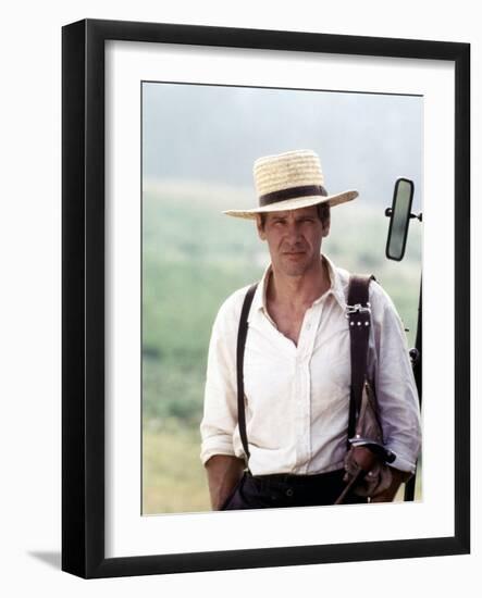 Witness by PeterWeir with Harrison Ford, 1985 (photo)-null-Framed Photo