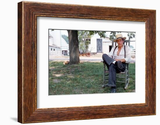 Witness by PeterWeir with Harrison Ford, 1985 (photo)-null-Framed Photo