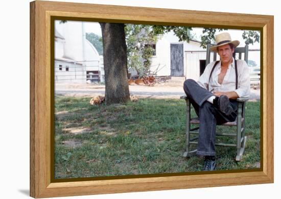 Witness by PeterWeir with Harrison Ford, 1985 (photo)-null-Framed Stretched Canvas