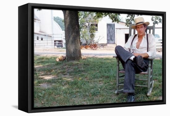 Witness by PeterWeir with Harrison Ford, 1985 (photo)-null-Framed Stretched Canvas