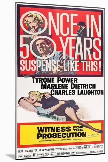 Witness for the Prosecution-null-Mounted Art Print