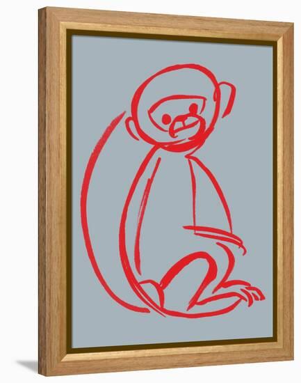 Witty Monkey-null-Framed Premier Image Canvas