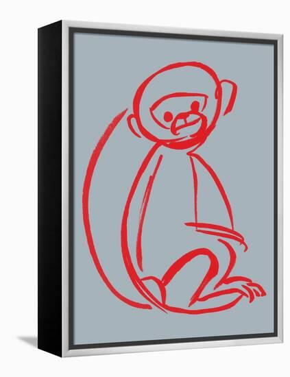 Witty Monkey-null-Framed Premier Image Canvas