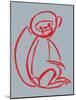 Witty Monkey-null-Mounted Giclee Print